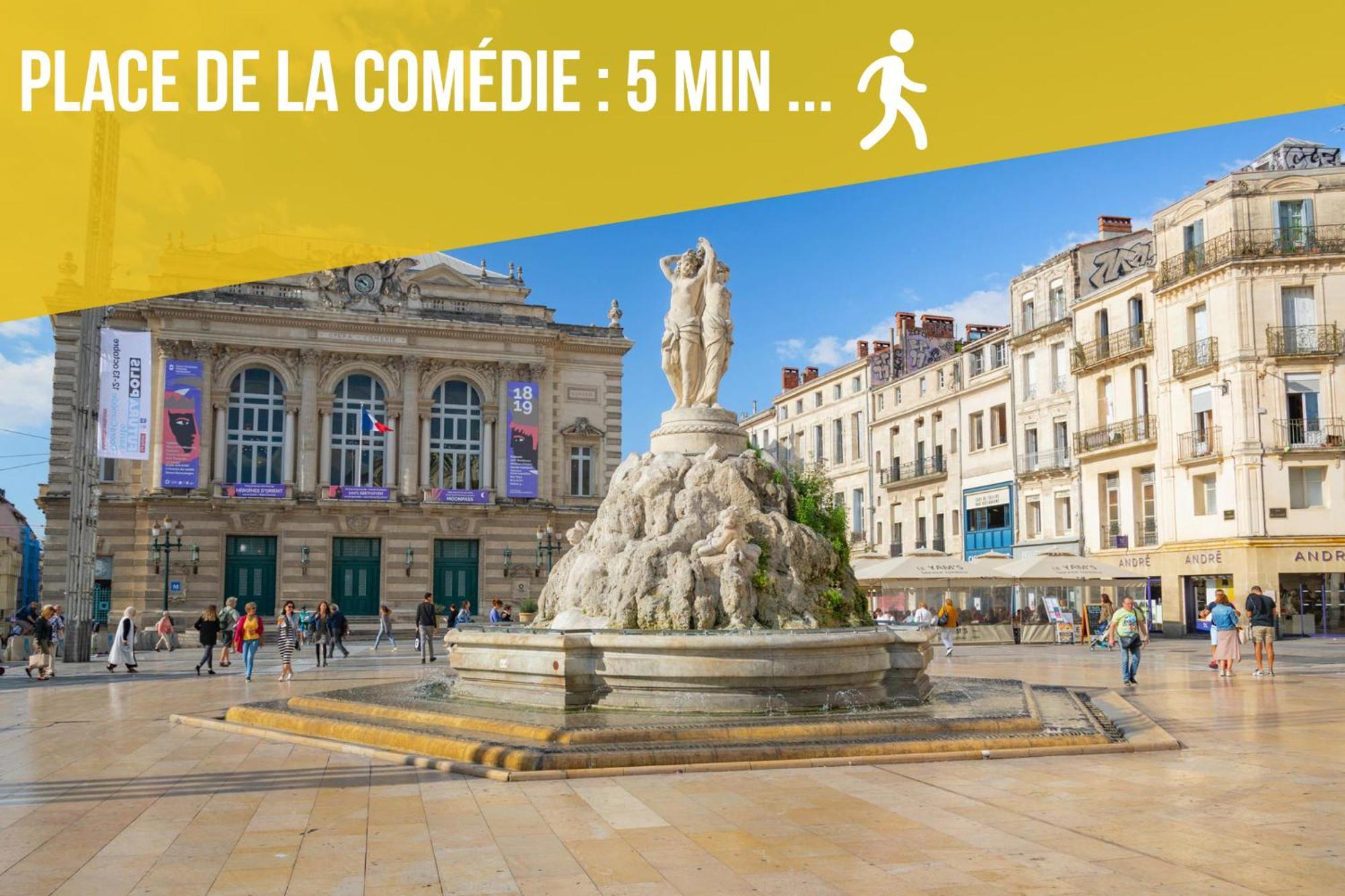 Le Chapeau Rouge - Centre Historique - Corum - Tramway - Climatisation Montpellier Dış mekan fotoğraf